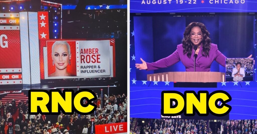 Famous People At The RNC Vs. Famous People At The DNC