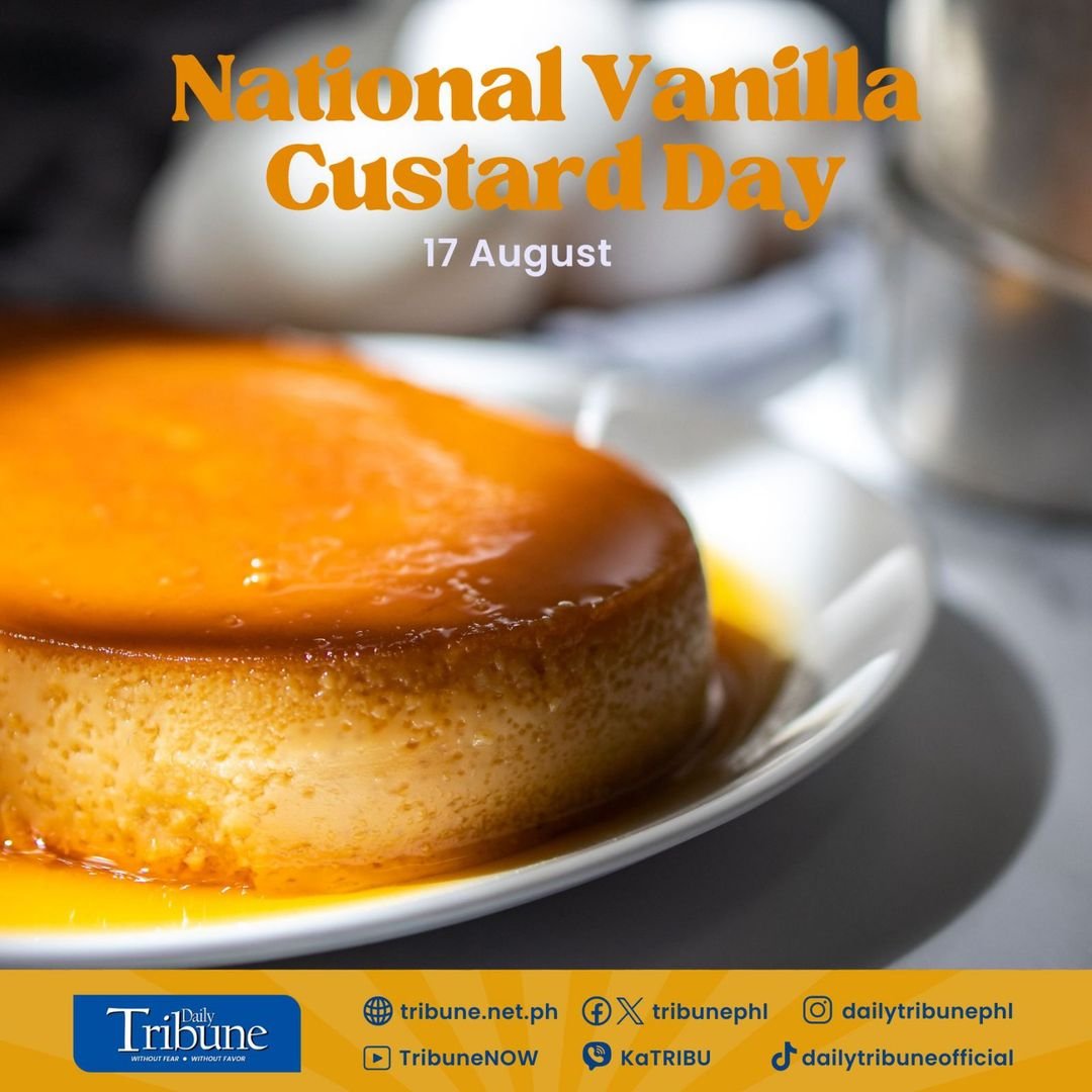 Happy Vanilla Custard Day!