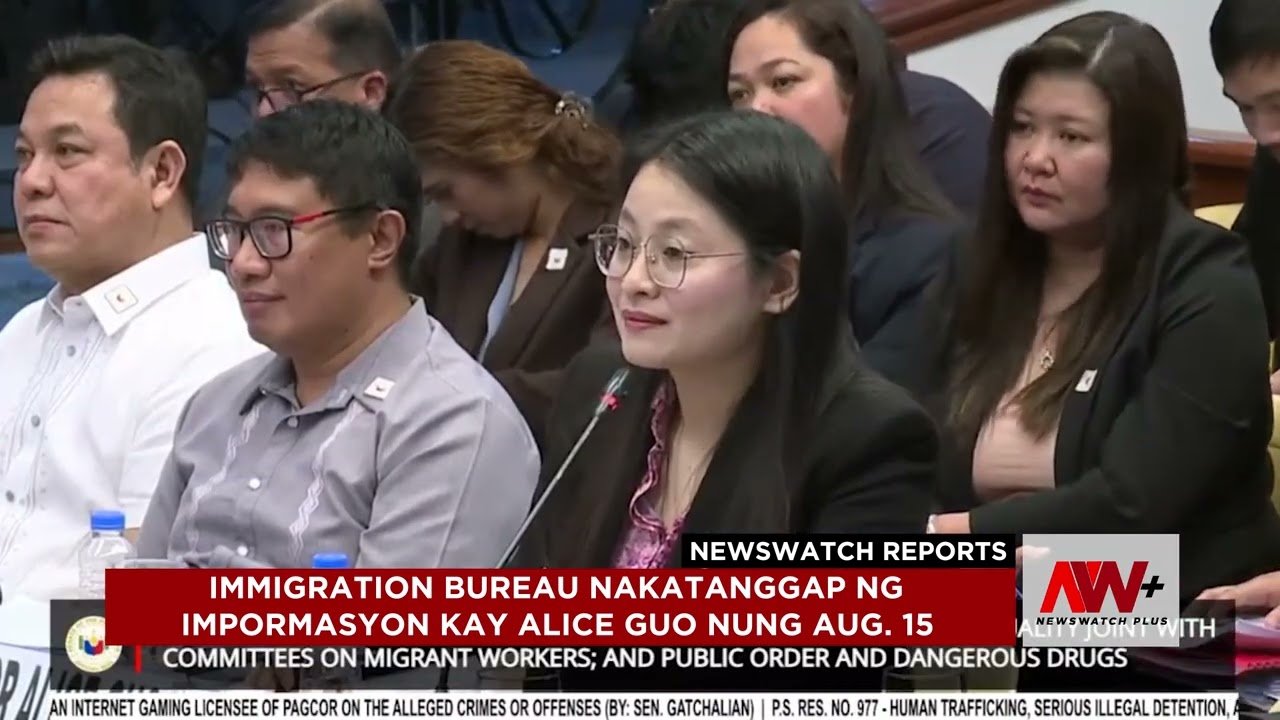 Immigration Bureau nakatanggap ng impormasyon kay Alice Guo noong Aug. 15 | NewsWatch Reports