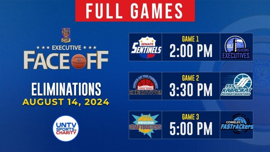 LIVE FULL GAMES: UNTV Cup Executive Face-Off at FilOil EcoOil Centre, San Juan City | Aug. 14, 2024