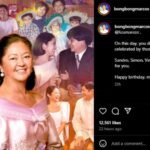 LOOK: Celebrating our wonderful First Lady, Liza Araneta Marcos! President Ferdinand Bongbong Marcos, Jr. shares a heartfelt birthday tribute to his b