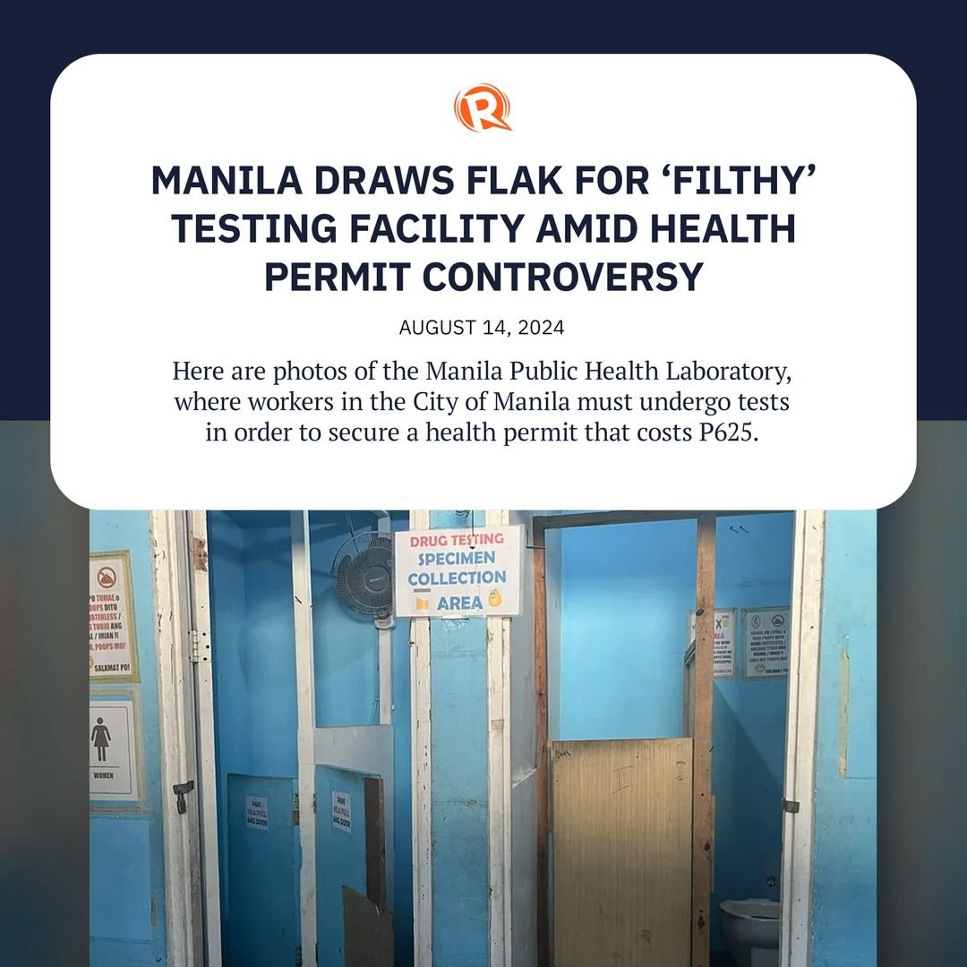 Manny Taguba, chief of Manila’s Division of Sanitation, said they are making efforts to improve the city’s laboratory.