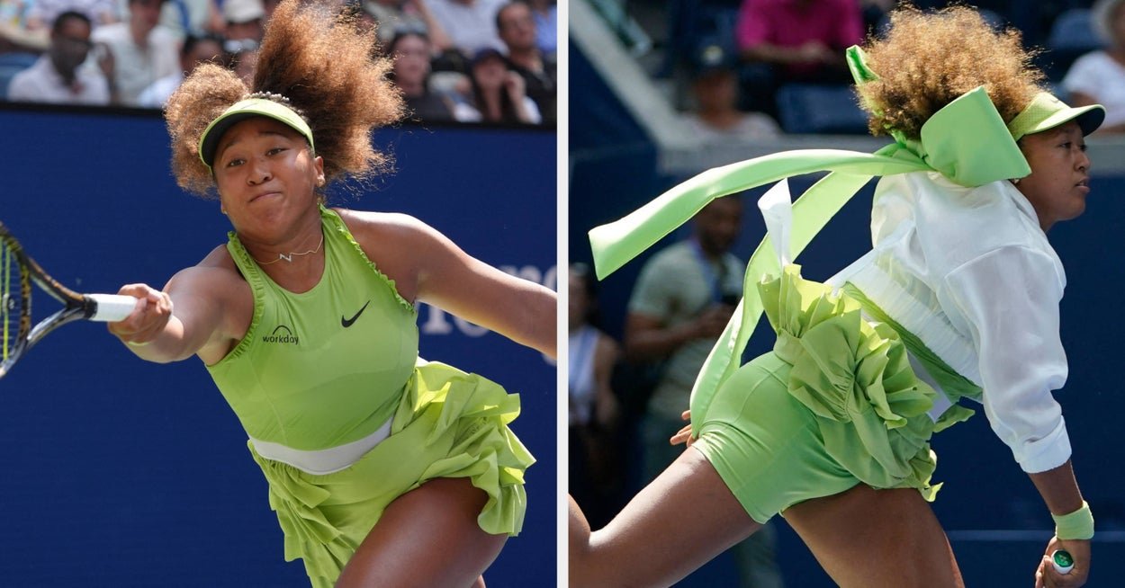 Naomi Osaka Dons Custom Harajuku-Inspired Outfits At The US Open