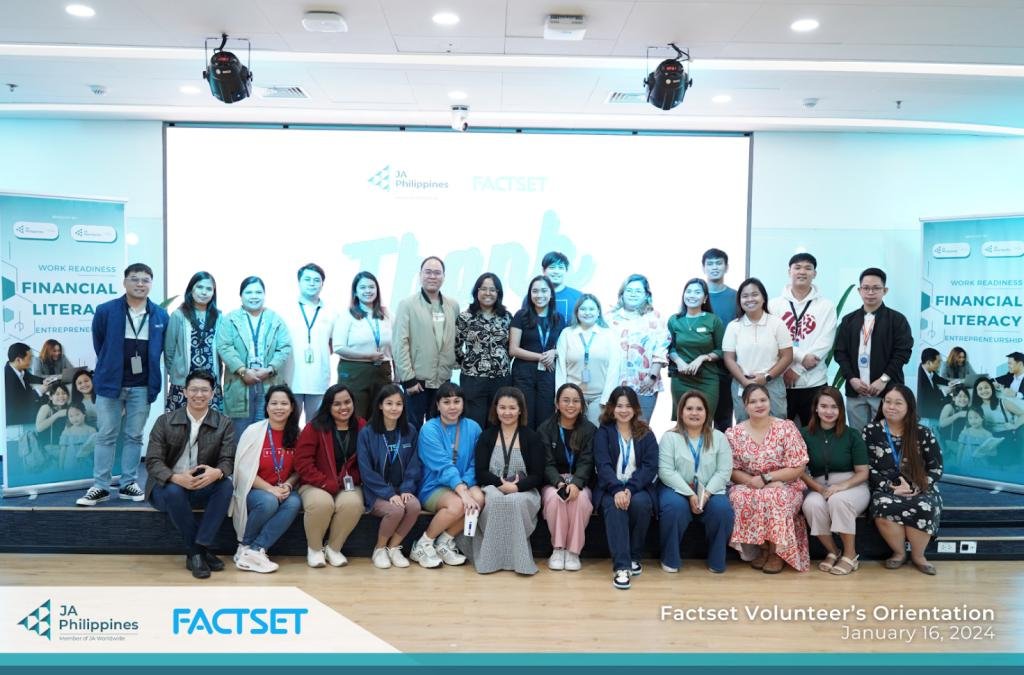 Pathways to Success: FactSet funds JA Philippines’s Careers with a purpose program to prepare students for the future