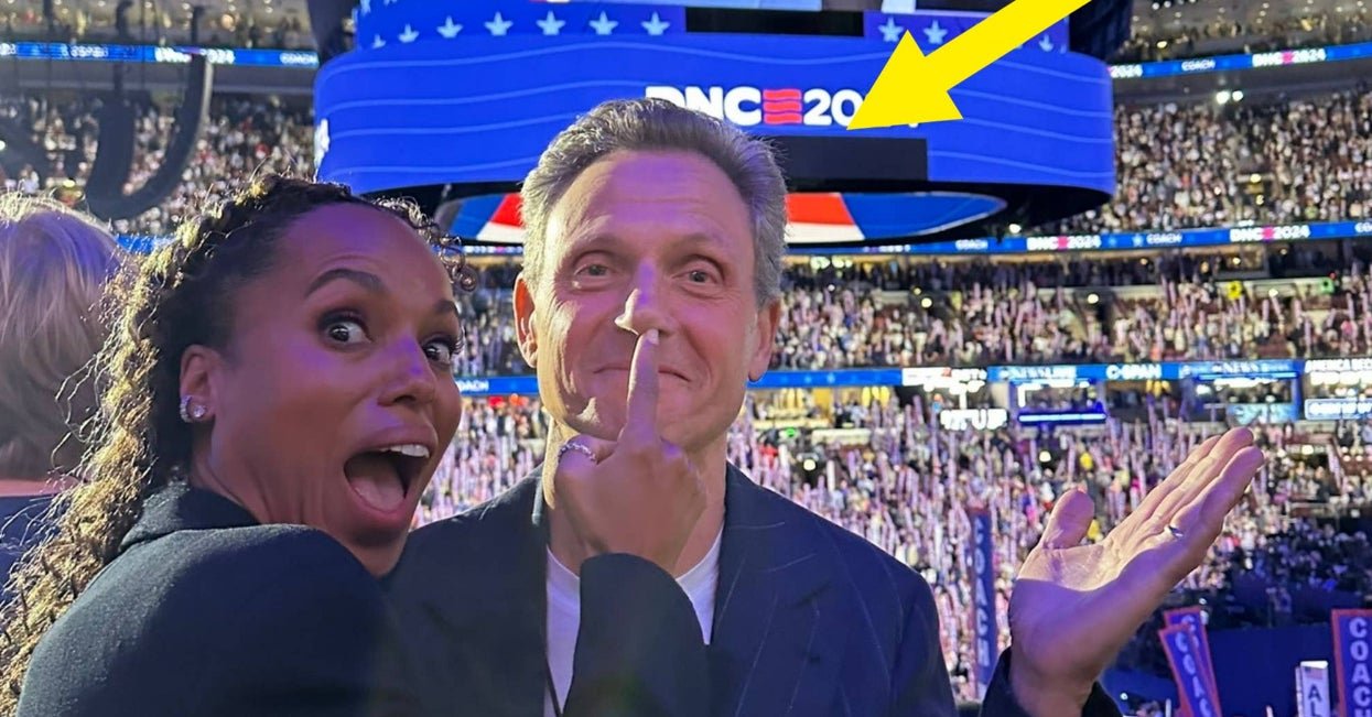 People Can't Stop Talking About Tony Goldwyn And Kerry Washington, Aka "Olitz," Reuniting At The DNC