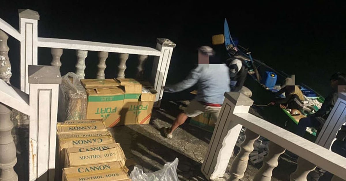 Police arrest 2, seize P2.3-M smuggled cigarettes