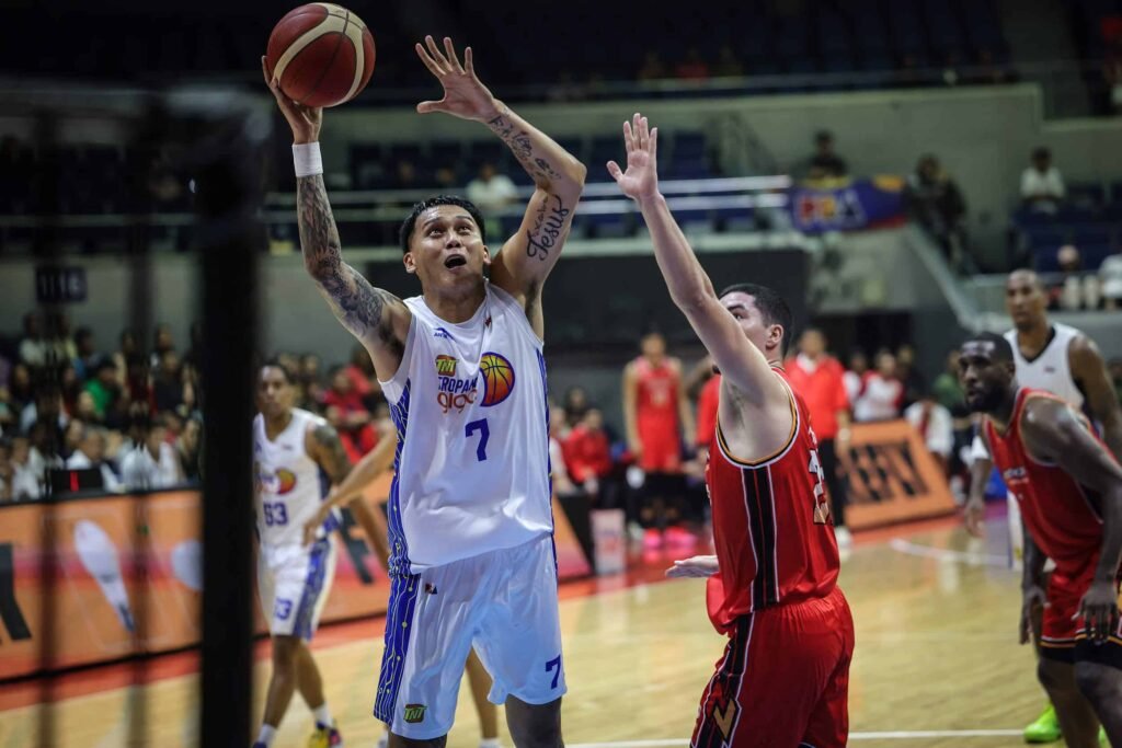 TNT tropang giga big man Poy Erram during a 2024 PBA Governors' Cup