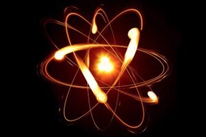 Electrons Orbiting Atomic Nucleus