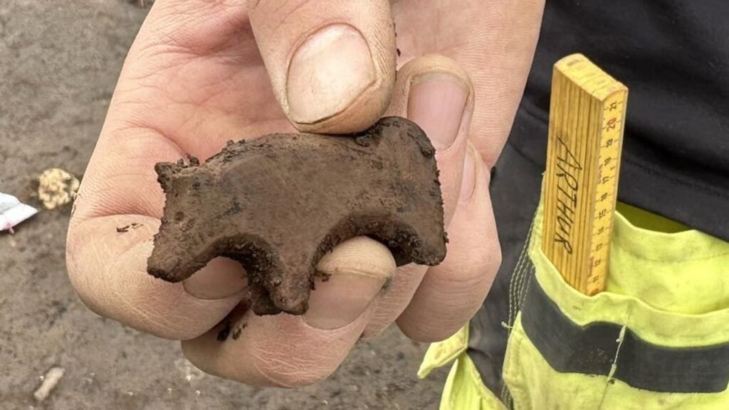 Rare, stone-carved toy found by archaeologists in Iceland dating back to the Viking Age