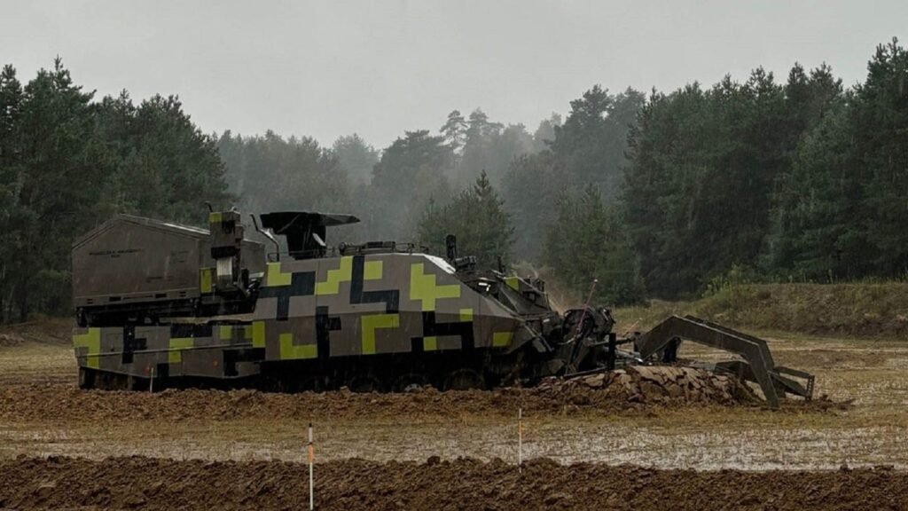 Rheinmetall demonstrates Keiler NG mine clearance vehicle