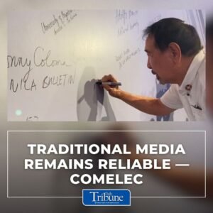 The Commission on Elections (Comelec) on Friday urged netizens to maintain their trust in traditional media regarding reportage as the mainstream medi