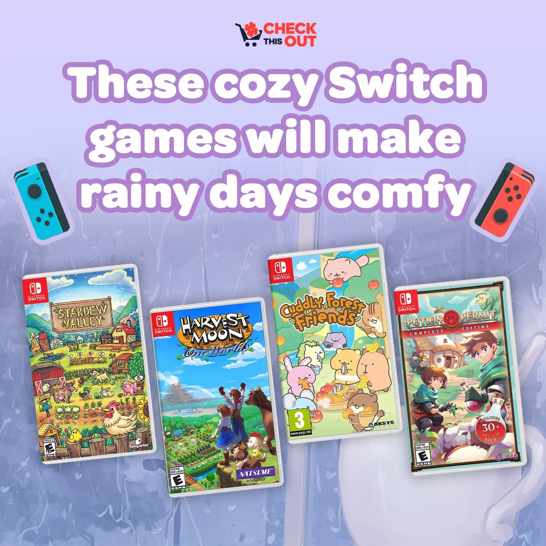 Time to take out your oversized hoodies, grab your favorite hot drink, cozy up in a corner, and start playing these Switch games.