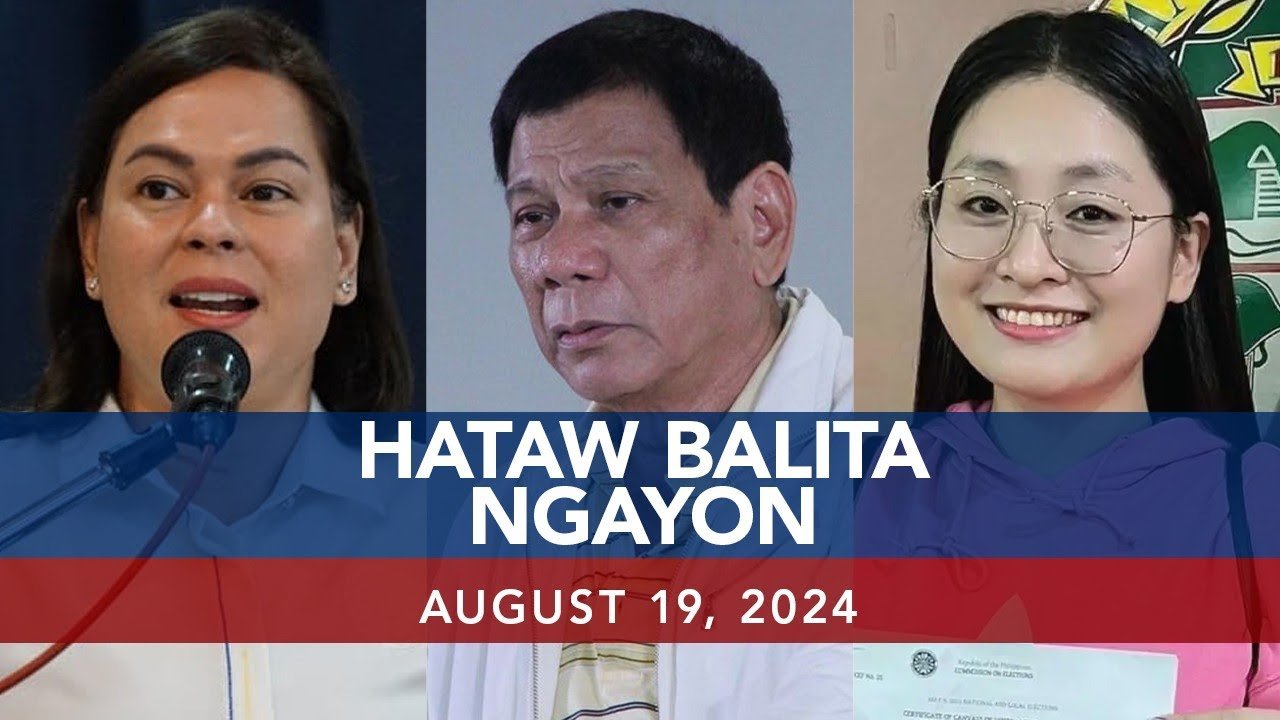 UNTV: Hataw Balita Ngayon | August 19, 2024