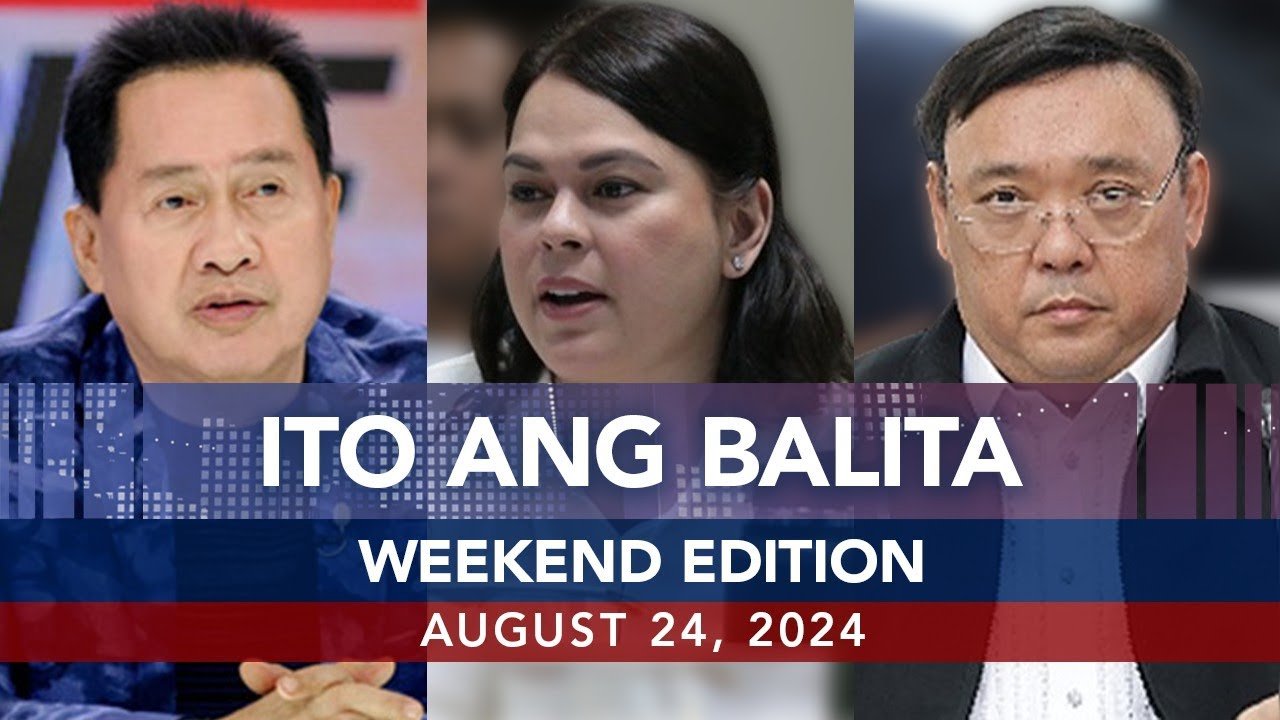 UNTV: Ito Ang Balita Weekend Edition | August 24, 2024