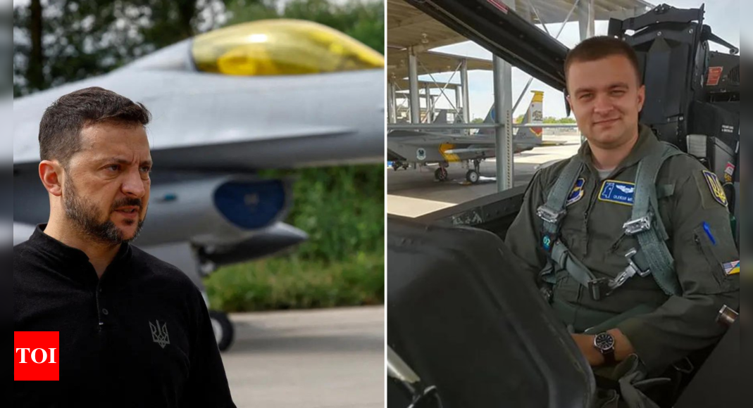 Ukraine’s top pilot Oleksiy Mes killed after US-made F-16 fighter jet crashed during missile attack by Russia