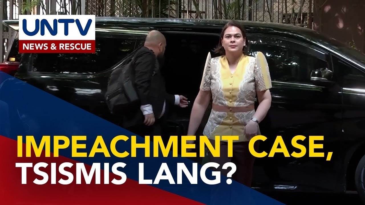 Umano’y impeachment case vs VP Sara, tinawag na tsismis ng ilang kongresista