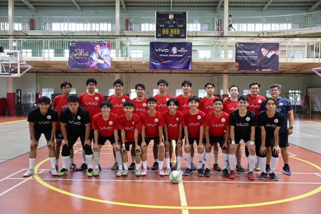 vivo supports UA&P Men’s Futsal Team in 2024 High 5 Men’s Futsal League