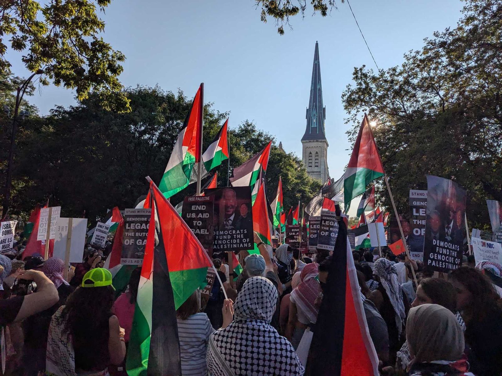 ‘There’s nothing to celebrate’: Gaza protests continue around DNC | US Election 2024 News