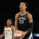 A'ja Wilson drops reaction to Aces' "BAM!" tweet for record-breaking evening