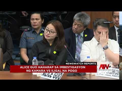 Alice Guo haharap sa imbestigasyon ng Kamara vs iligal na POGO | NewsWatch Reports