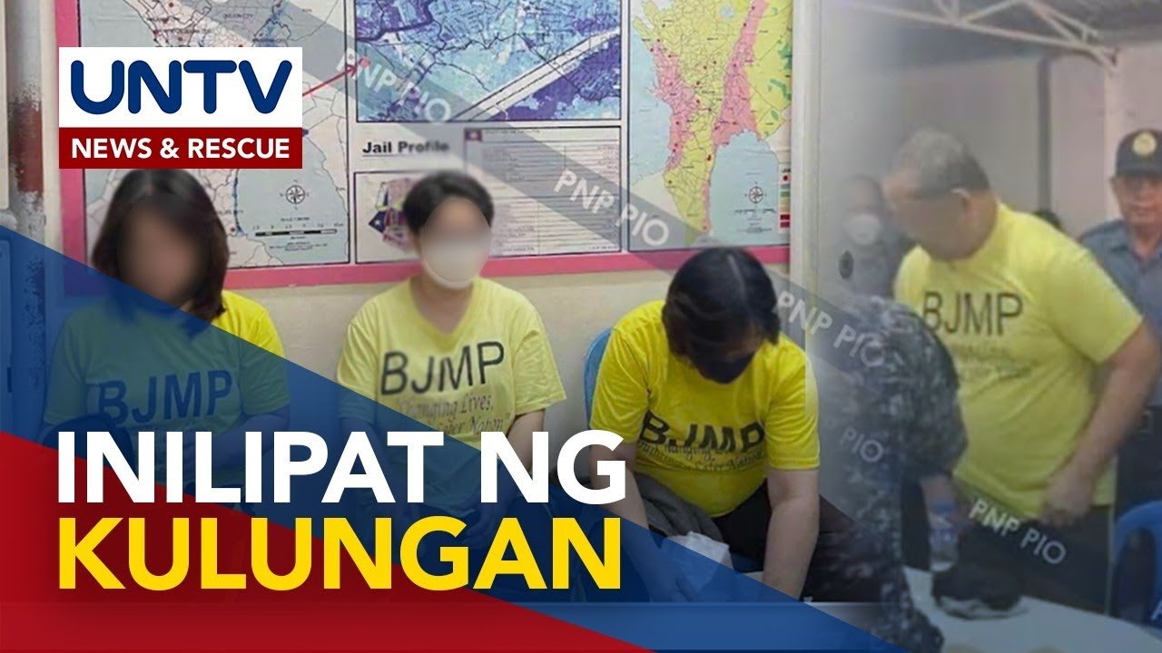 Apat na co-accused ni Apollo Quiboloy, nailipat na sa Pasig City Jail