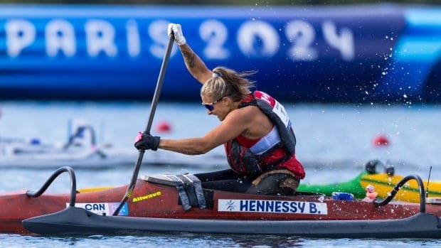 Canadian canoeist Brianna Hennessy paddles to Paralympic silver in va'a single 200m VL2