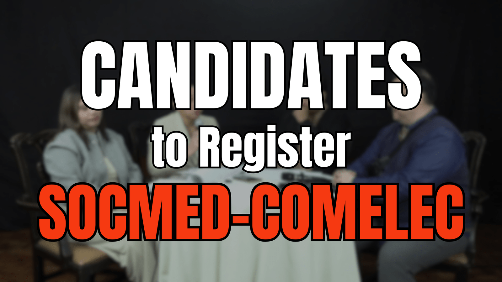 Candidates’ Social Media Registration with COMELEC!