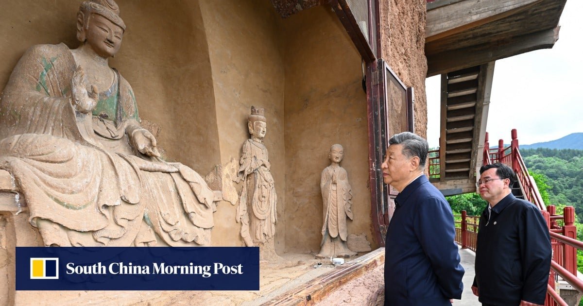 China’s Xi Jinping puts culture and ecology front and centre in visit to historic Gansu