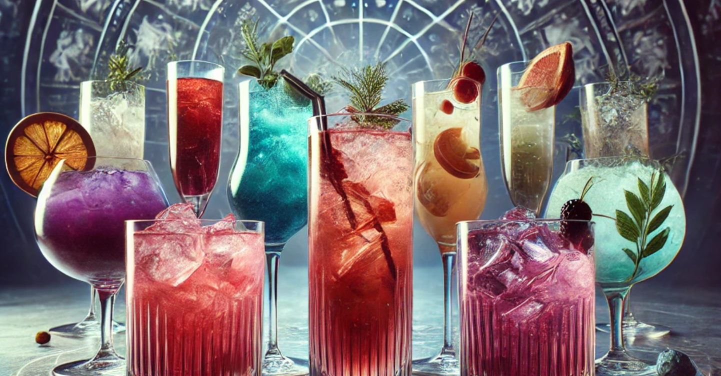 Zodiac Sign Cocktail Drinks