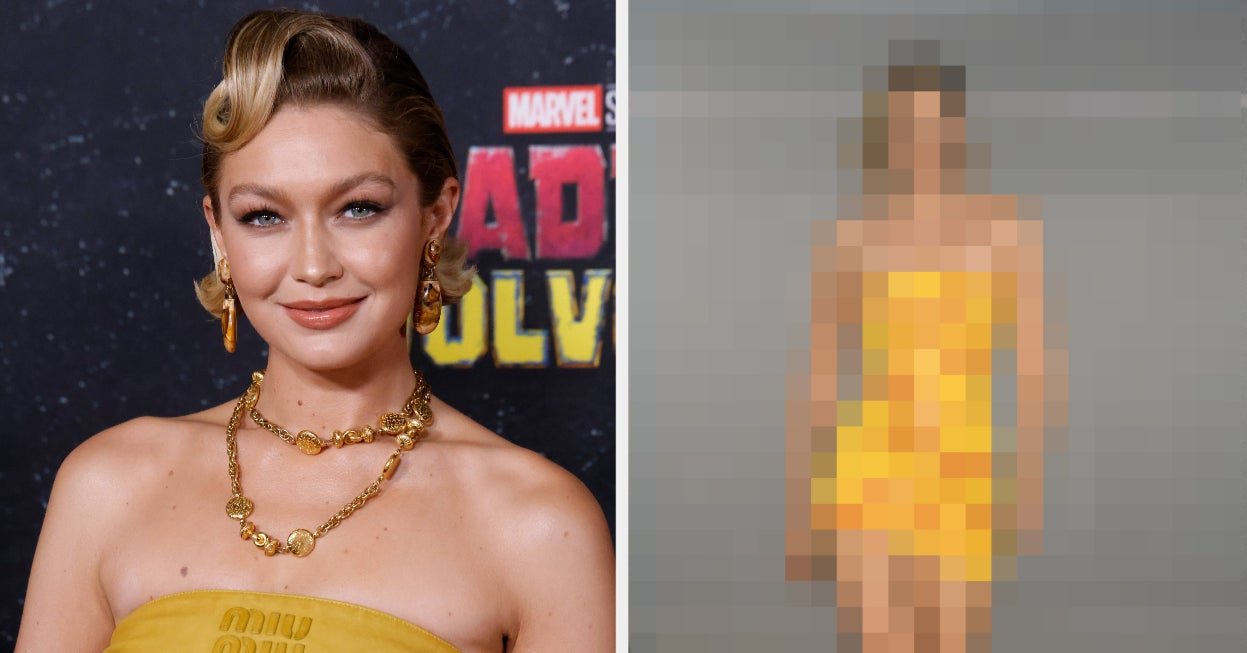 Gigi Hadid Tape Dress Goes Viral