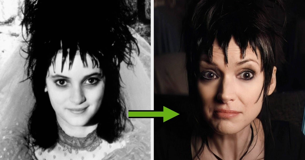 Here's What The Cast Of "Beetlejuice" Looked Like In The Original Vs. The New Film