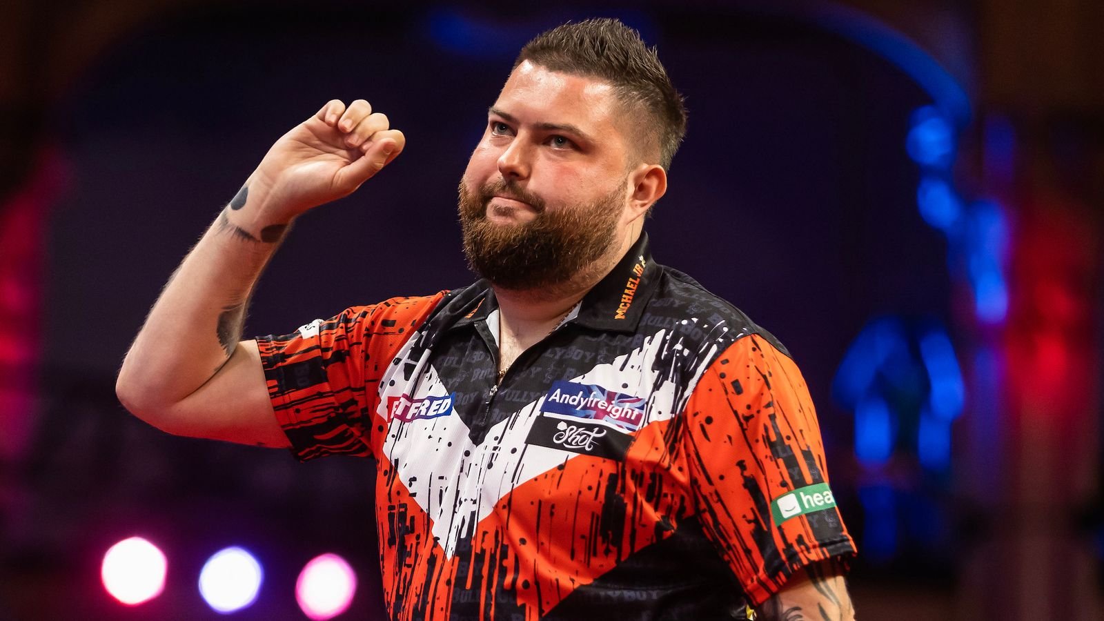 Michael Smith at the World Matchplay