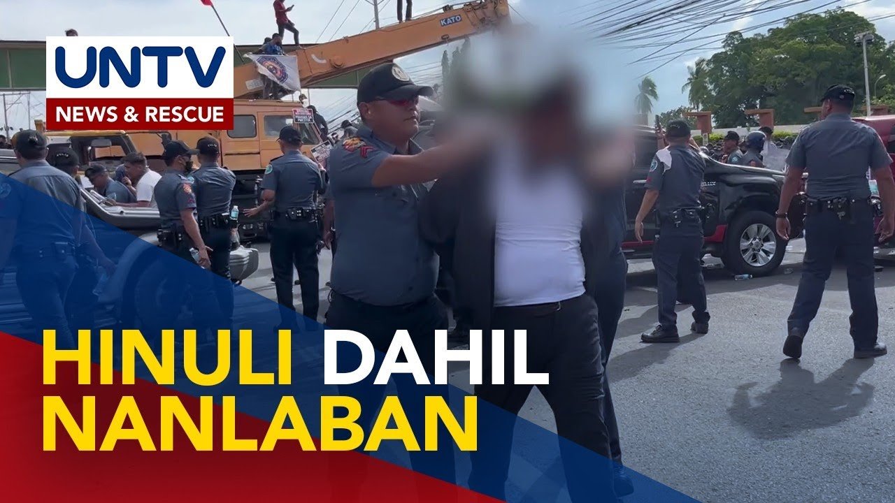 Ilang miyembro ng KOJC na nagrally sa Davao City, hinuli ng mga pulis dahil sa panlalaban