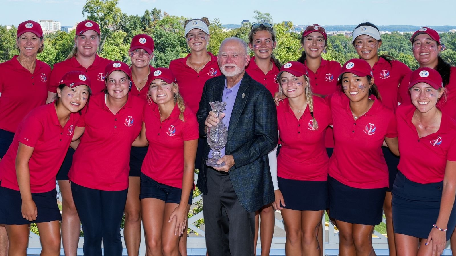 Junior Solheim Cup: Team USA beat Team Europe 18.5-5.5 to regain trophy in record-breaking fashion | Golf News