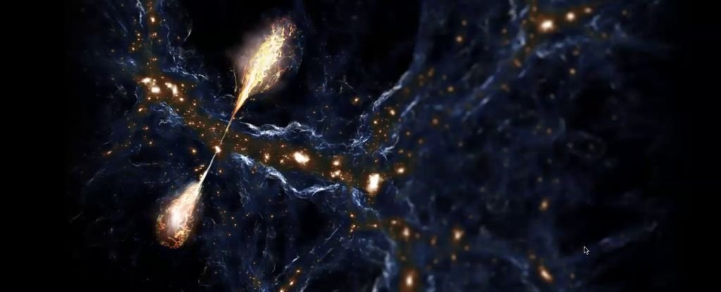 Largest Black Hole Jets Ever Seen Create a Galactic Structure That Will Blow Your Mind : ScienceAlert