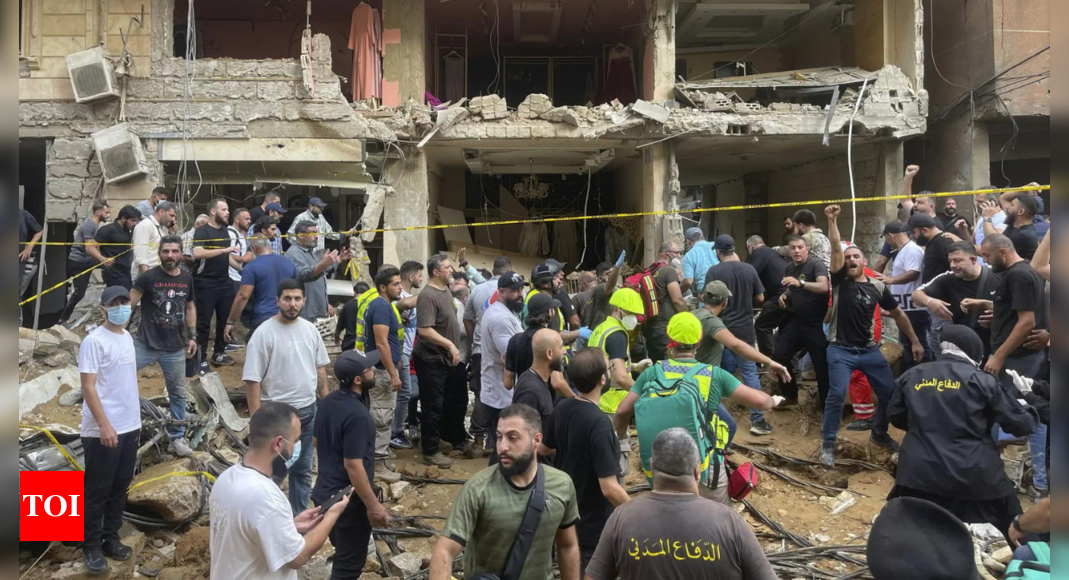 Nearly 500 dead as Israel strikes 1,300 targets in Lebanon