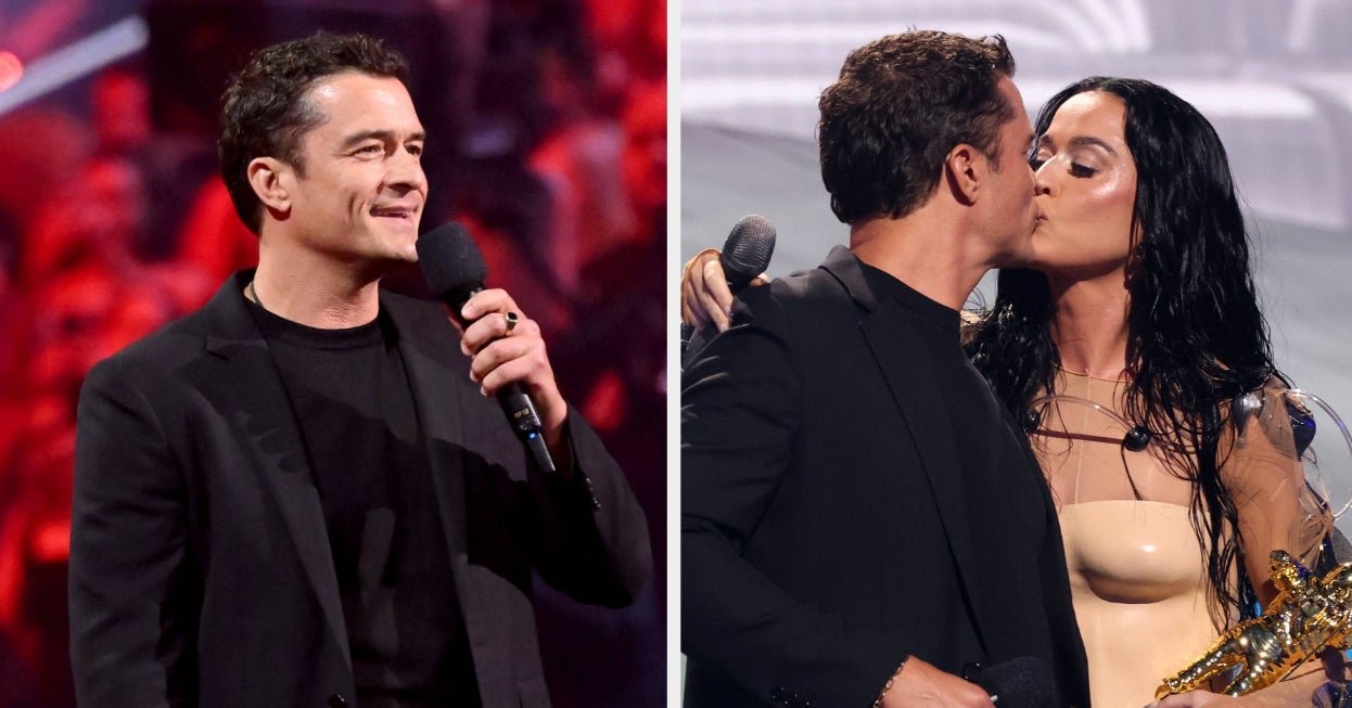 Orlando Bloom’s Tribute To Katy Perry At VMAs