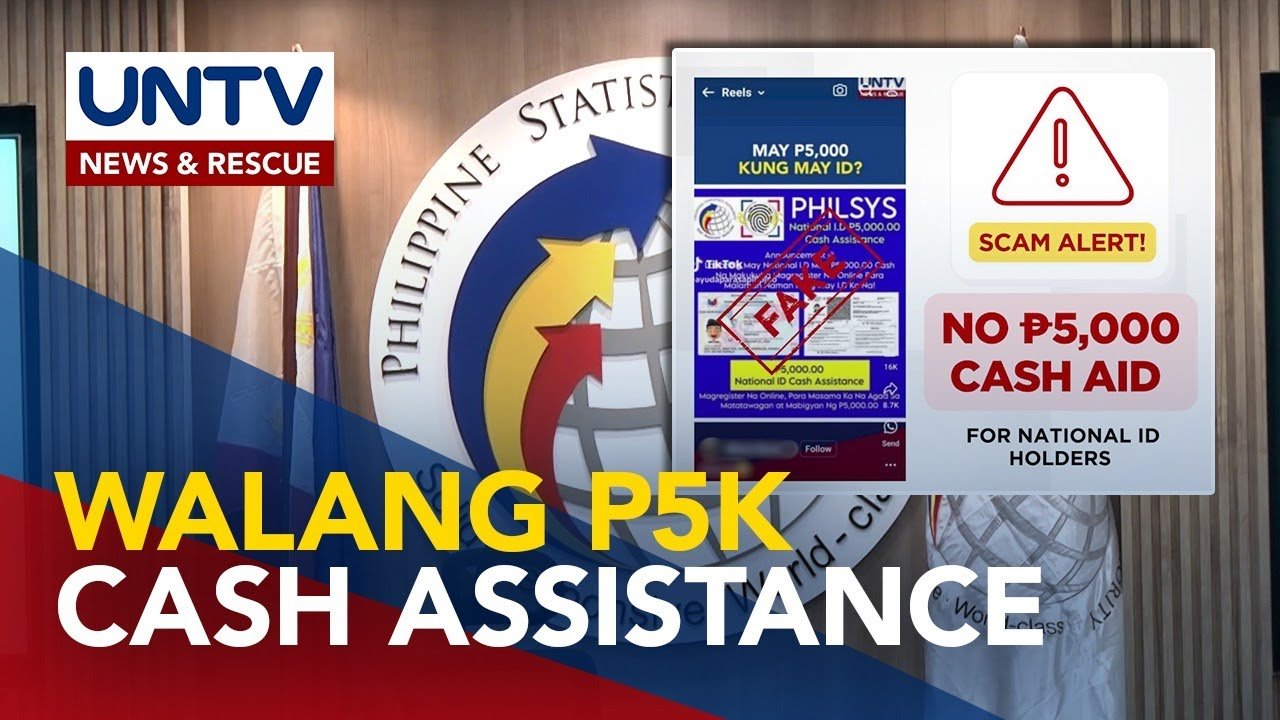 PSA, nilinaw na walang P5-K cash assistance ang mga may national ID