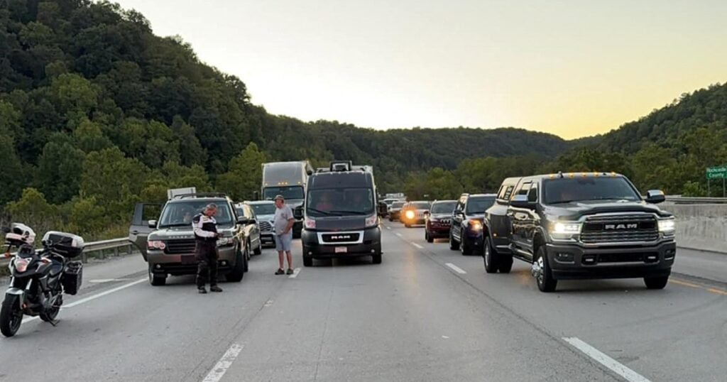 Police search for gunman after seven hurt in Kentucky highway shooting | Gun Violence News