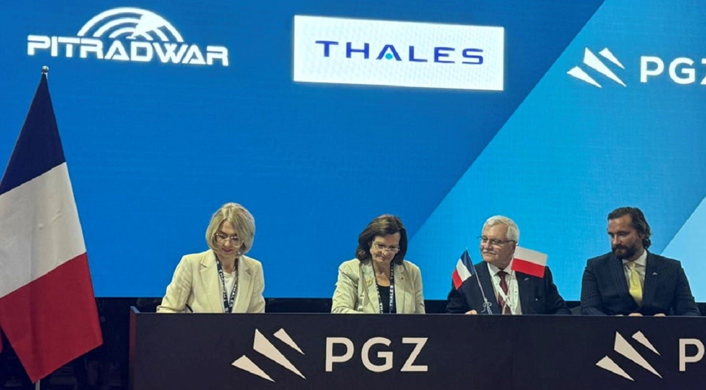 Radar tech boost as Thales and PGZ sign MoU