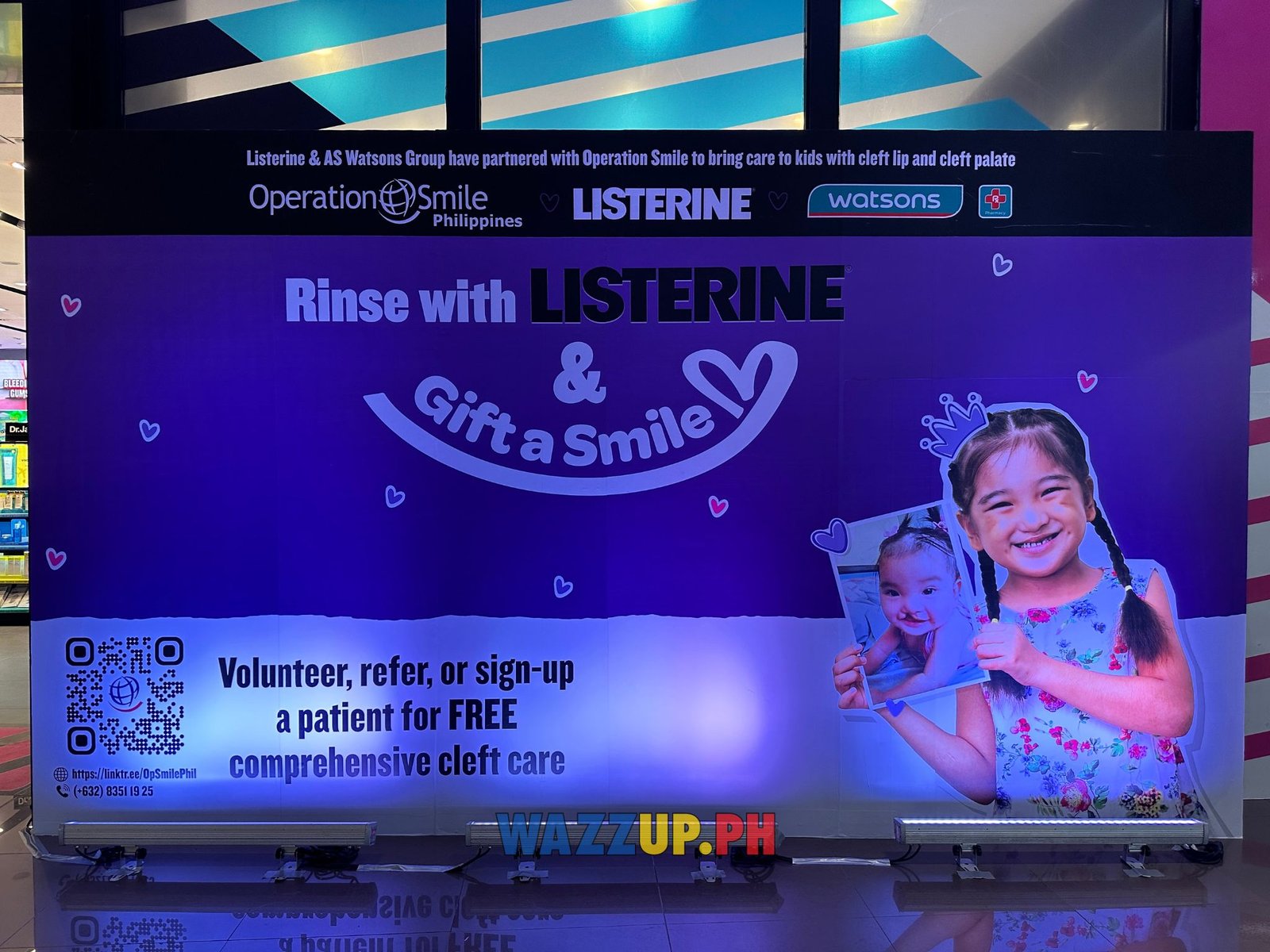 "Rinse with Listerine & Gift a Smile" Campaign launches with Operation Smile and Watsons