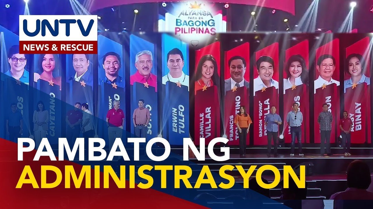 Senatorial line-up ng PBBM Administration sa 2025 Polls, inanunsyo na