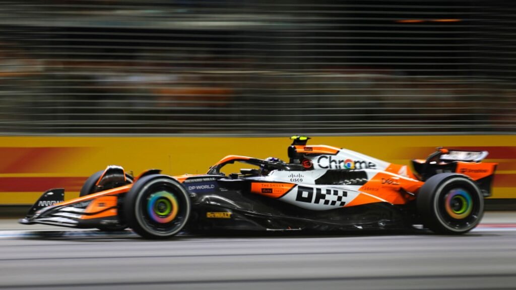 Singapore GP: Lando Norris tops Practice Two from Charles Leclerc as Max Verstappen struggles to 15th | F1 News