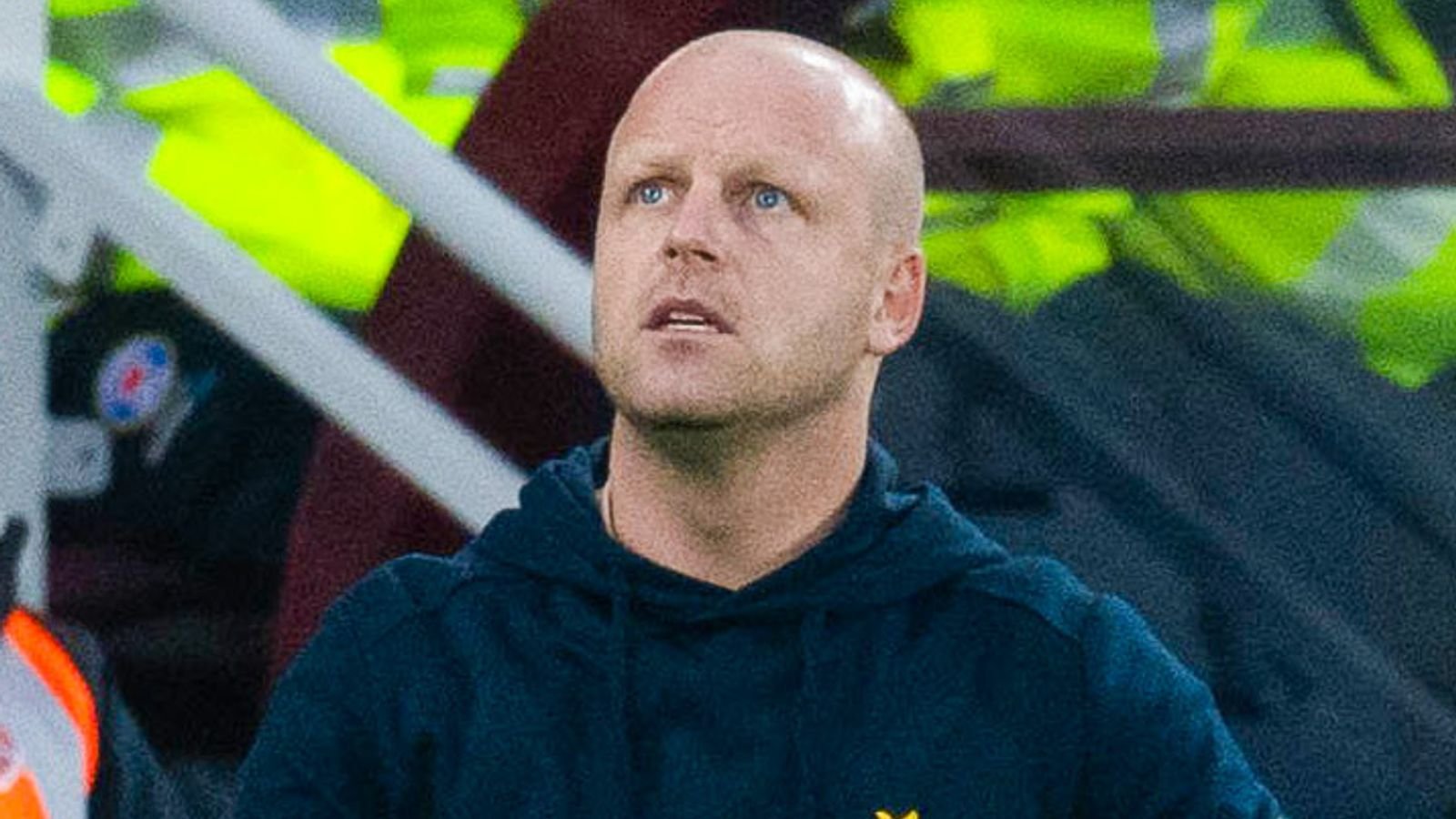 EDINBURGH, SCOTLAND - AUGUST 29: Hearts Head Coach Steven Naismith d