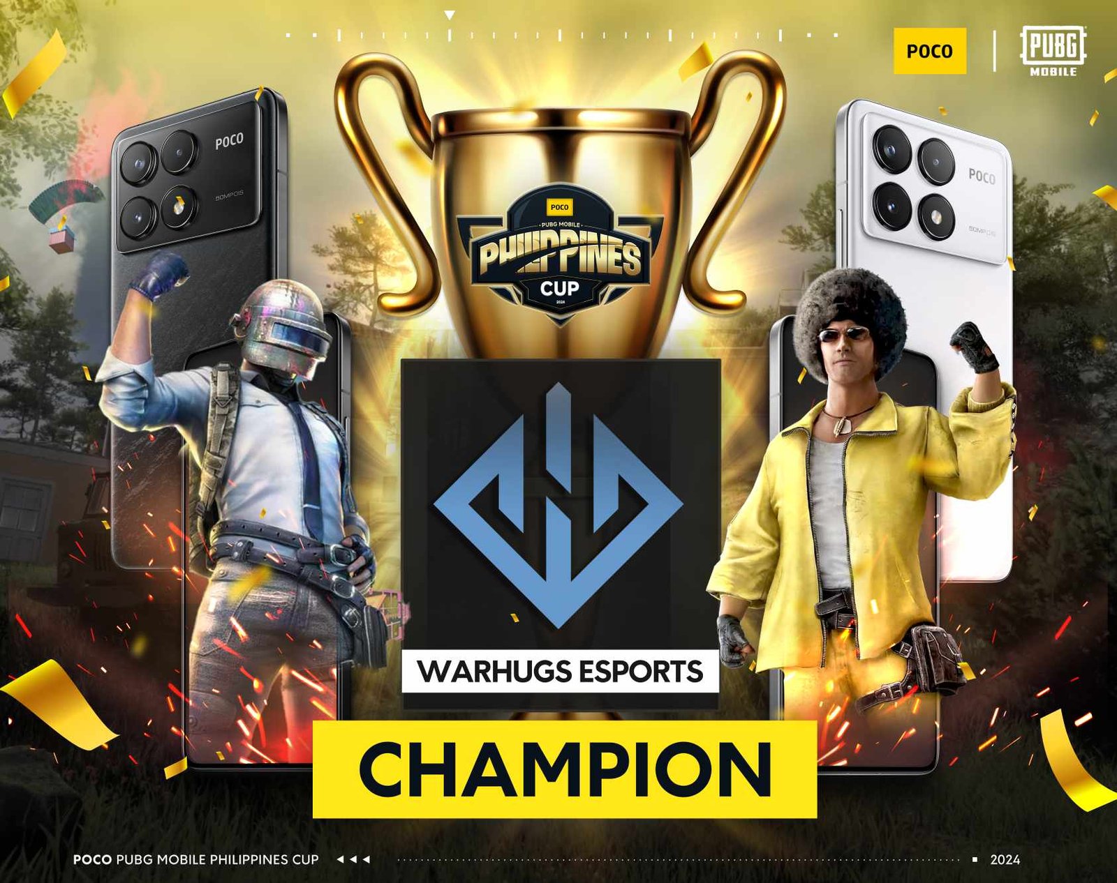 The 2024 POCO PUBG Mobile Cup finishes with WARHUGS Esports on top