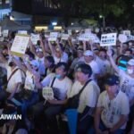 Thousands rally in Taipei City to demand release of jailed former mayor