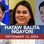 UNTV: Hataw Balita Ngayon | September 13, 2024