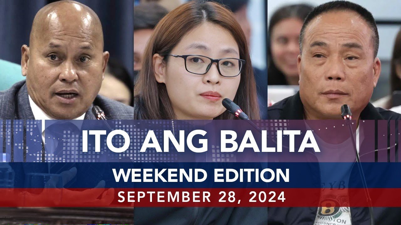 UNTV: Ito Ang Balita Weekend Edition | September 28, 2024