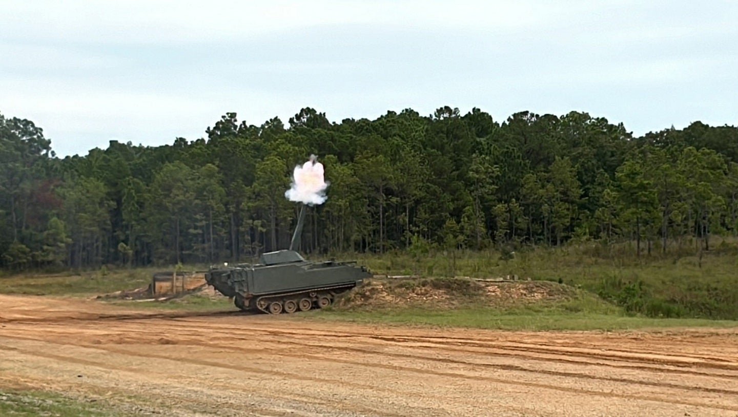 US Army demonstrates NEMO 120mm mortar system