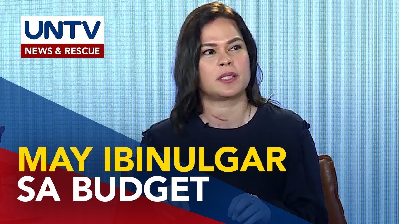 VP Duterte, sinabing 2 tao lang ang may hawak ng budget ng Pilipinas